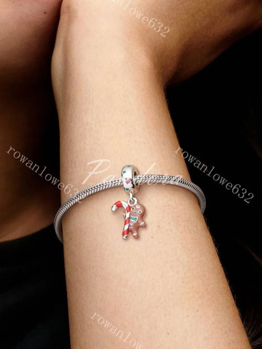 Pandora Gingerbread Man Dangle Charm